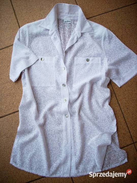 Avitano Koszula Biała wytłaczana 38 40 sprzedam