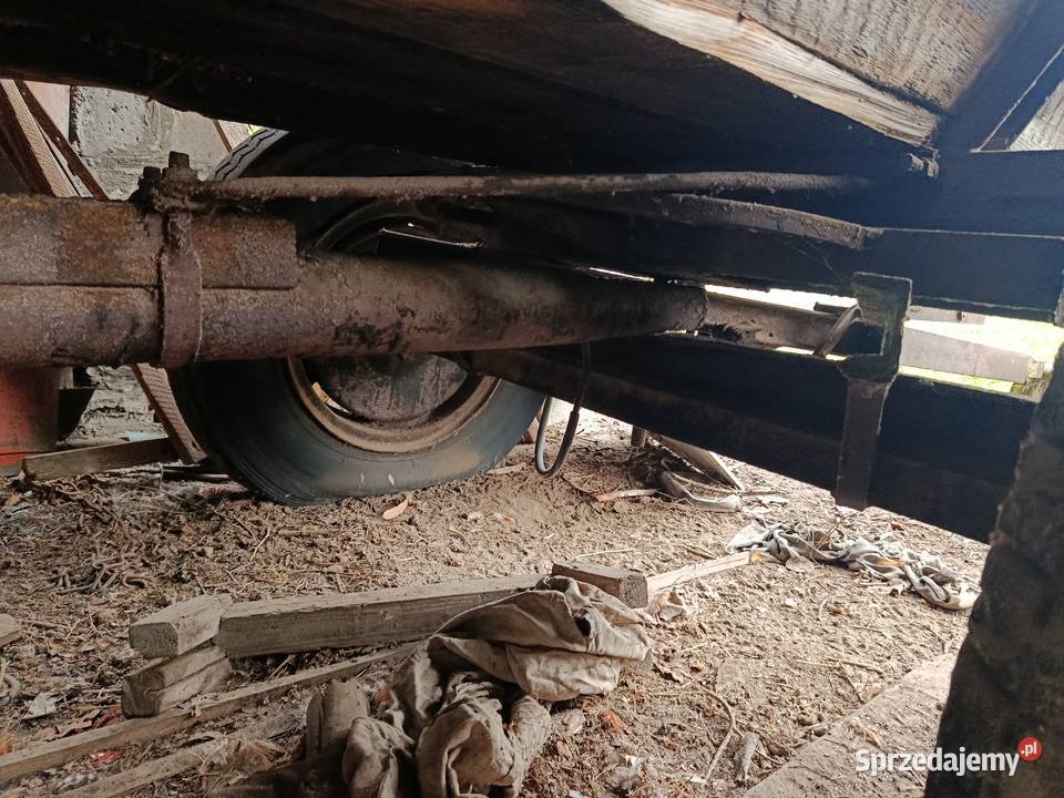 Wóz metalowy solidny do traktora z beczką Węgrzce Wielkie