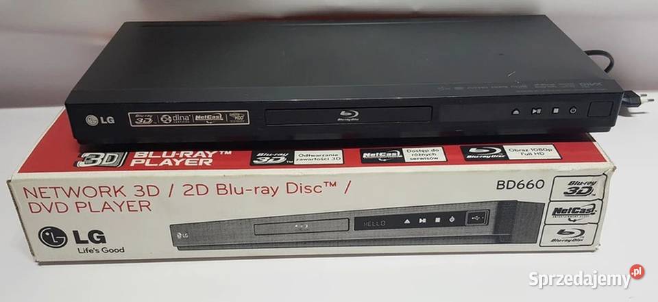 BLU RAY LG BD660 3D funkcje internetowe