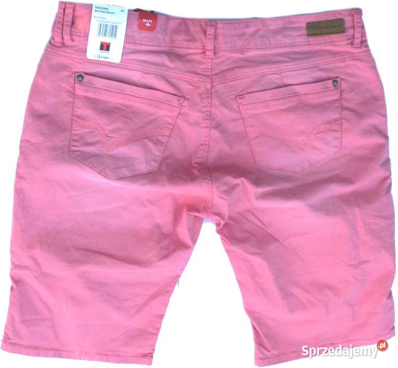 29 Spodenki krótkie Timezone Różowe Jeans 75 Spodnie Szczerbice