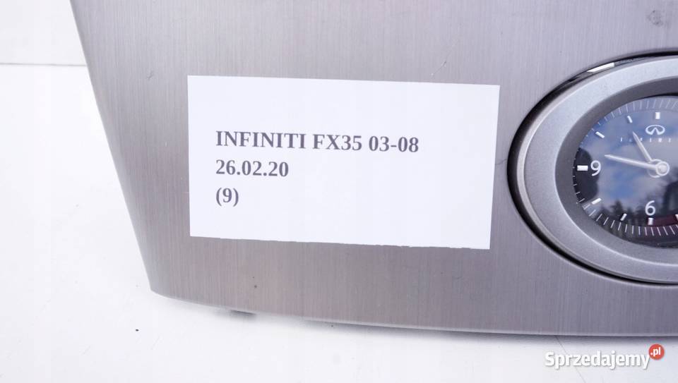 ZEGAR PANELU KONSOLI ŚRODKOWEJ INFINITI FX35
