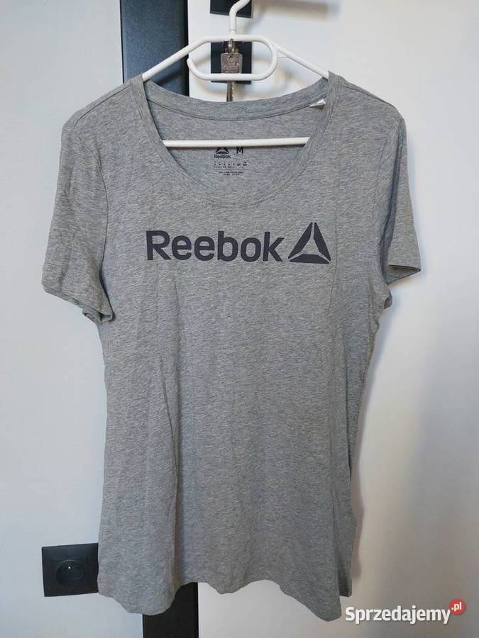 damski Tshirt Reebok M koszulka szara sport wielkopolskie Poznań