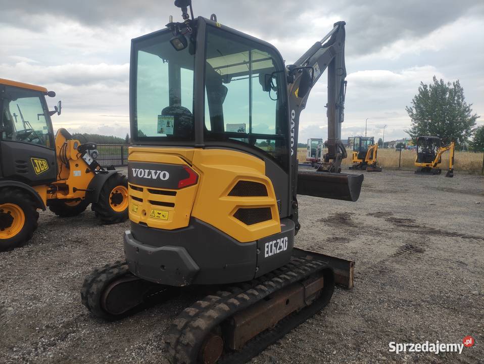 Minikoparka Volvo Ecr 25 D 2019r 1900 mtg waga Koparki lubelskie