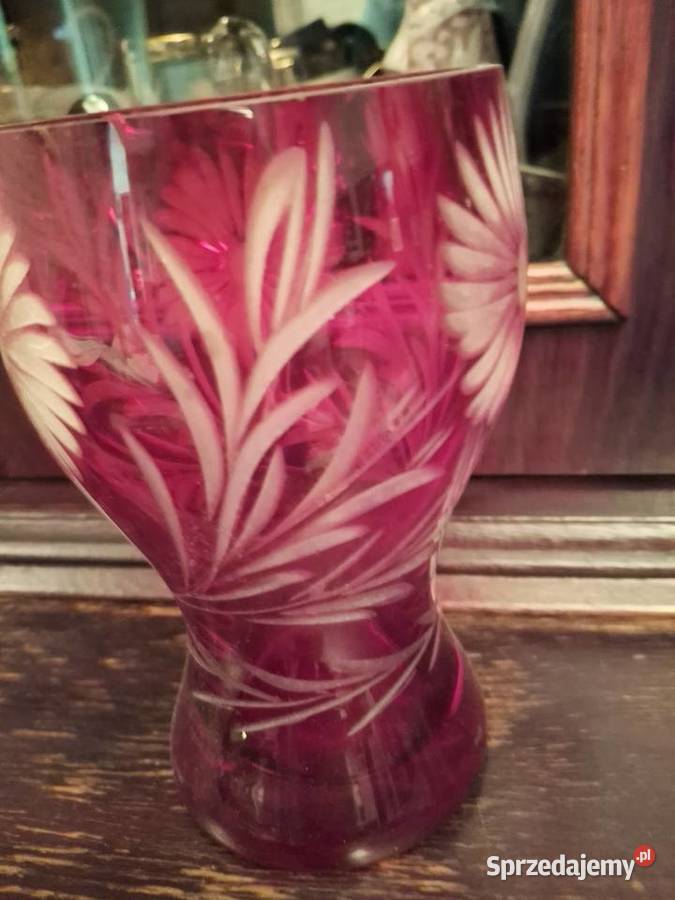 Kryształowy czerwony Warszawa sprzedam