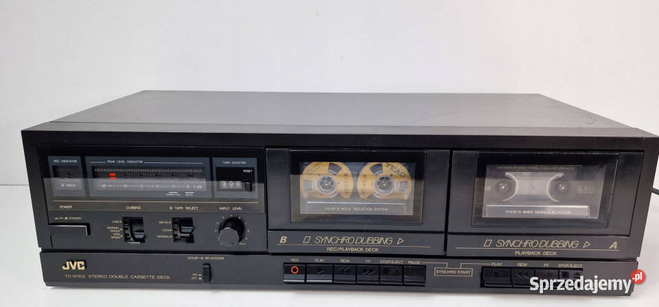 JVC TD W 103 TDW103 magnetofon casette deck wielkopolskie Międzychód