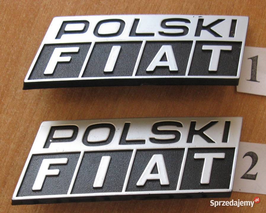 Emblemat logo znaczek POLSKI FIAT NOWY ORYGINAŁ śląskie Dąbrowa Górnicza