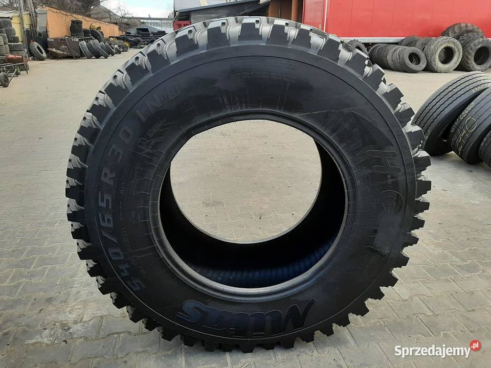 Opona używana przemysłowa 54065R30 MITAS HCM 30cale Zaścianki