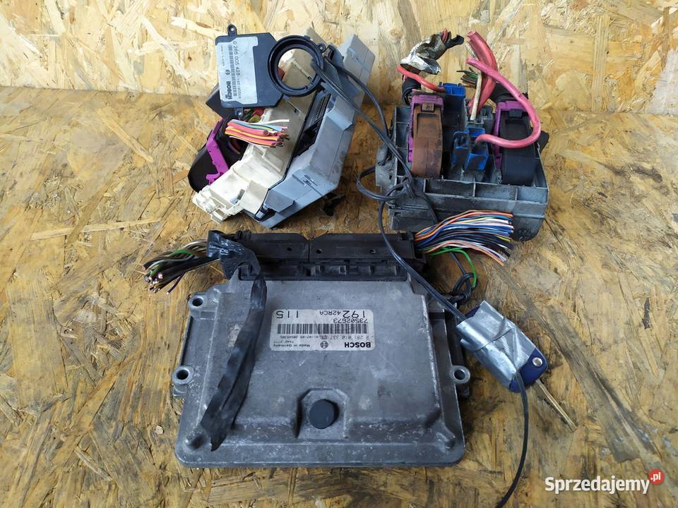 STEROWNIK SILNIKA KOMPUTER IMMO ZESTAW FIAT osobowe