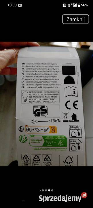 Lampa stołowa Lublin