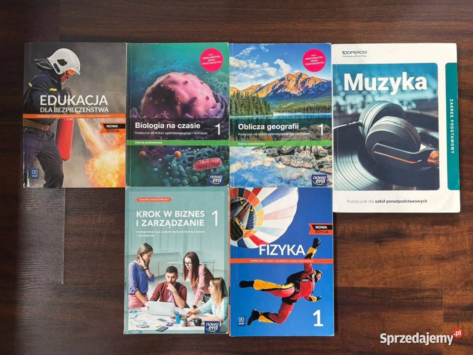 Książki liceum klasa 1 i 2 Opole
