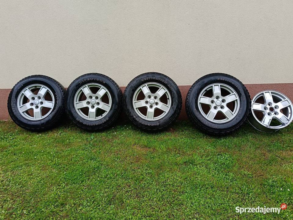5 x alufelgi 17 Jeep 5x127 z oponami AT