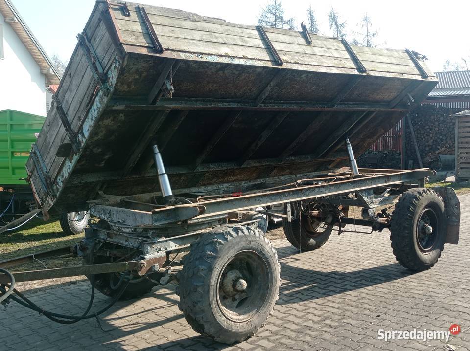 Przyczepa bss wywrotka brandys hl rolnicza nieuszkodzony Krasnystaw