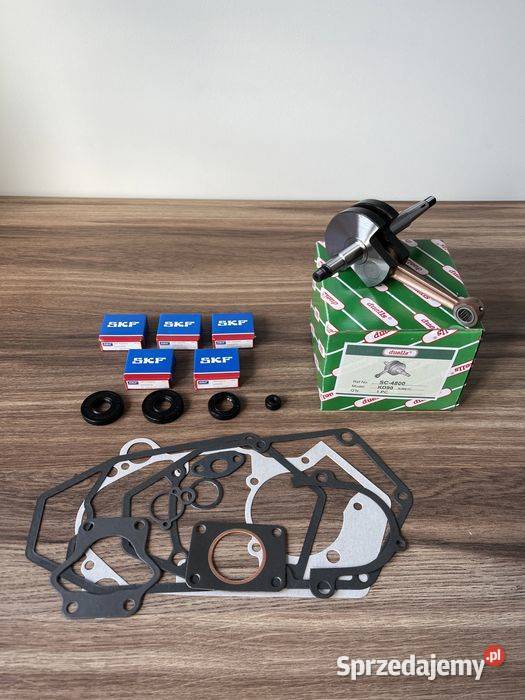 NOWY KOMPLETNY WAŁ KORBOWY DUELLS ŁOŻYSKA