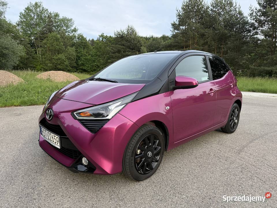 Toyota Aygo Selection XCITE Magenta 2018 r elektryczne lusterka Alwernia
