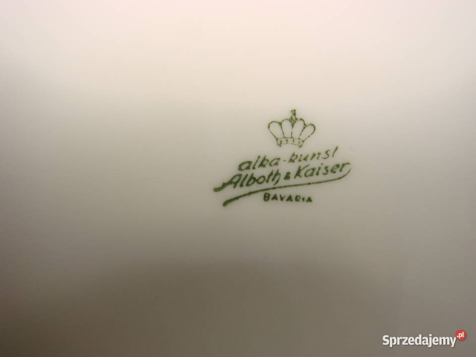 Alboth Kaiser Bavaria porcelanowa lampa