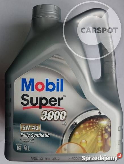 Olej Mobil 5w40 Super 3000 X1 4L Rybarzowice