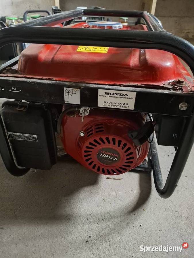 Agregat prądotwórczy Honda 65 kW mazowieckie Radziejowice sprzedam