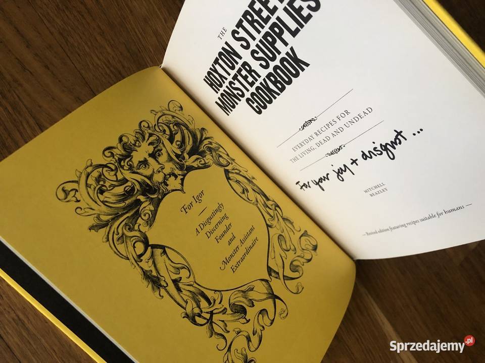 Hoxton Street Monster Supplies Cookbook Szramowo sprzedam