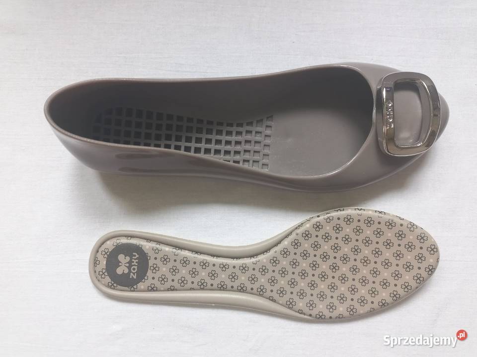 Baleriny szare Zaxy r 39395 Brazylia NOWE
