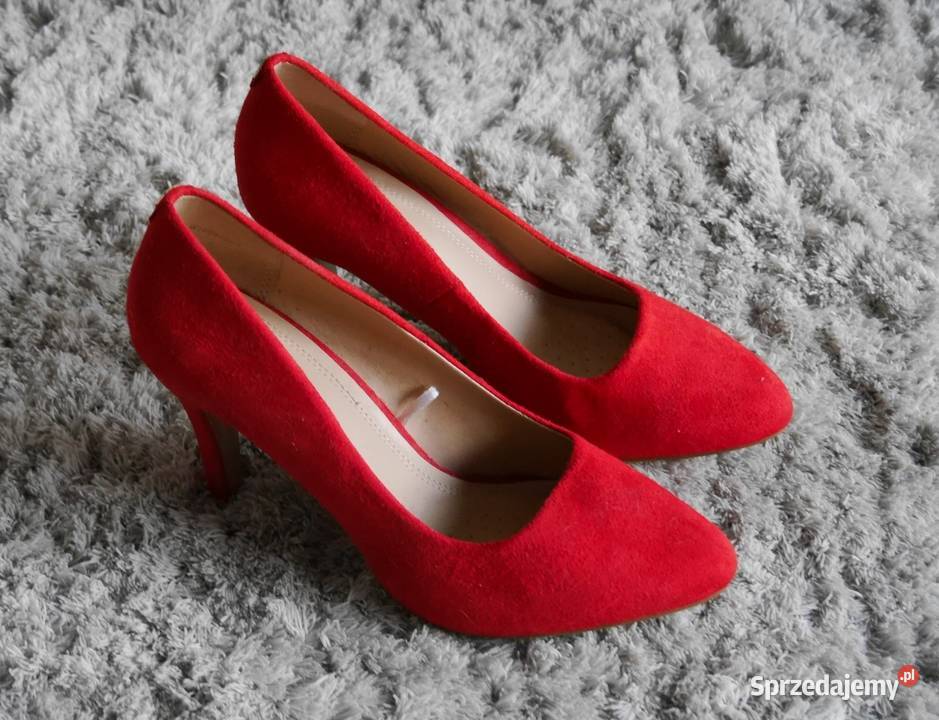 Jenny Fairy śliczne czerwone szpilki 38