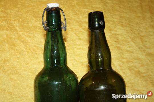 Stare zielone butelki kujawsko-pomorskie