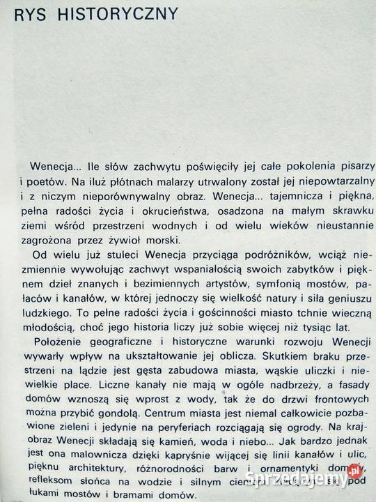 Wenecja album outlet książki używane Warszawa sprzedam