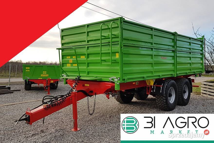 Przyczepa dwuosiowa Tandem rolnicza 5T Wodziński nieuszkodzony Lubartów