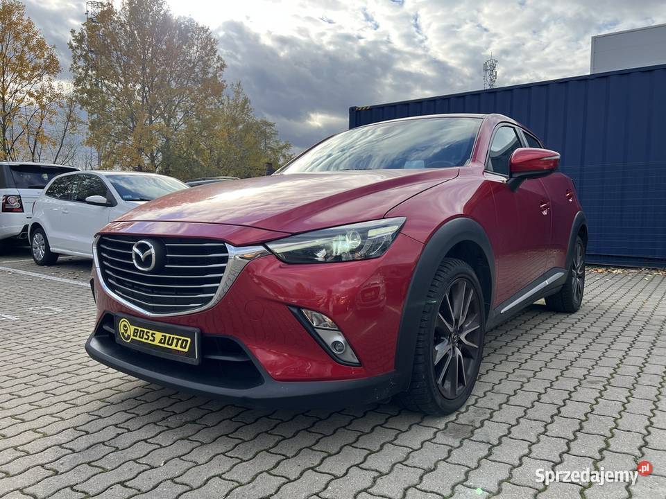 Mazda CX3 2016 czerwony mazowieckie sprzedam
