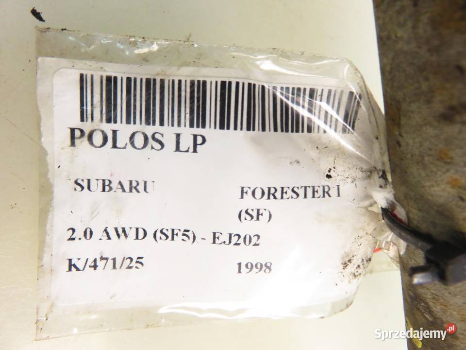 PÓŁOŚ LEWA PRZEDNIA SUBARU FORESTER I SF 20 AWD osobowe małopolskie