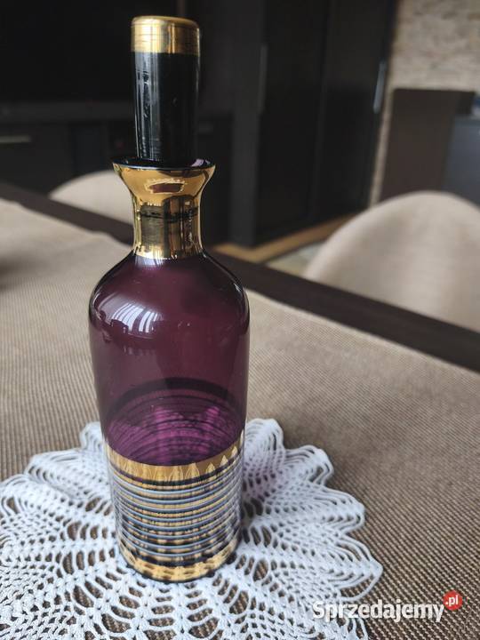 Bohemia karafka kobaltowa Vintage z 1962 roku ze Antyki, Sztuka, Kolekcje warmińsko-mazurskie Olsztyn
