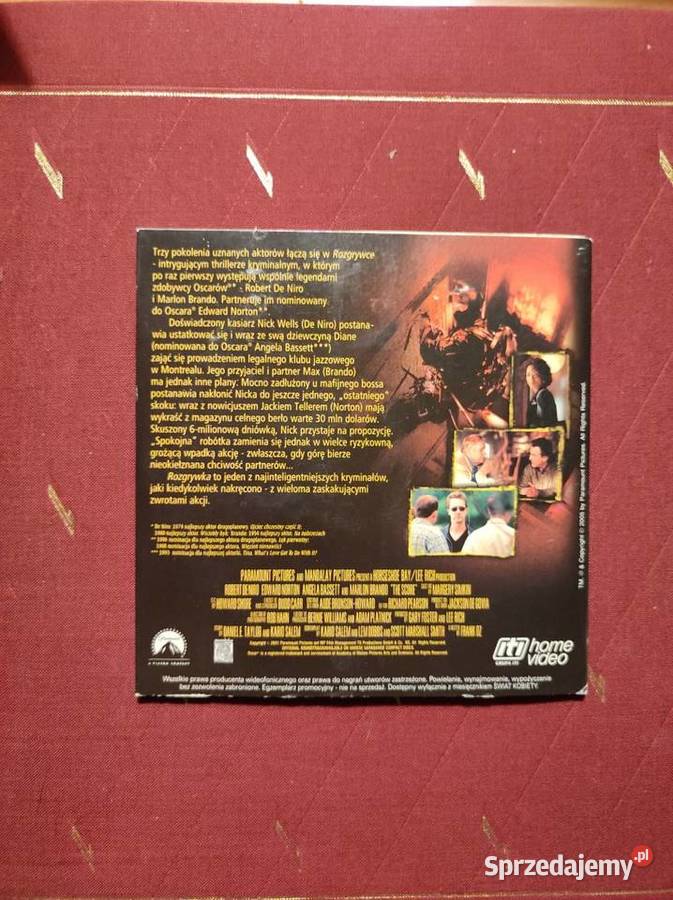 Rozgrywka The Score Robert De Niro Edward Norton CD Filmy Kielce