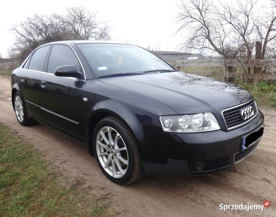 Audi A4 B6 18T 2002 LPG 163hp sedan czarna Alu Nur