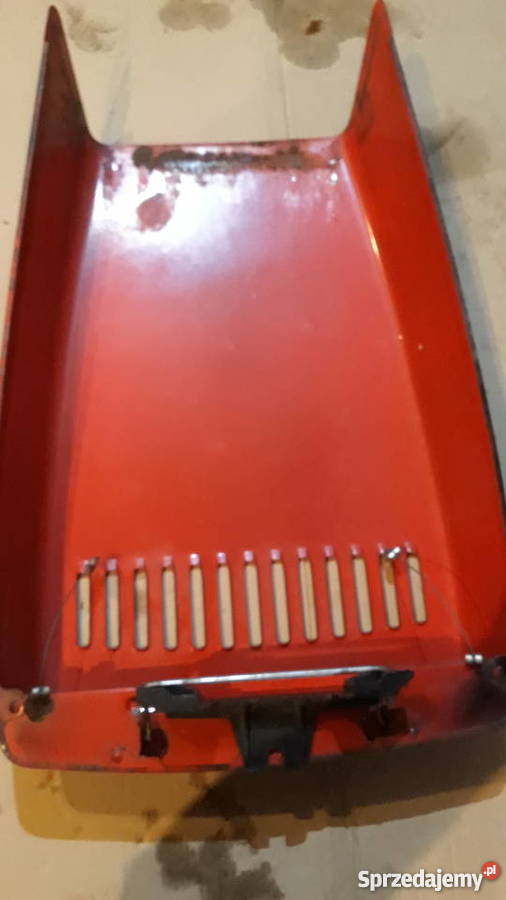 Metalowa maska z zawiasami do traktorka kosiarki Gorzów Wielkopolski sprzedam