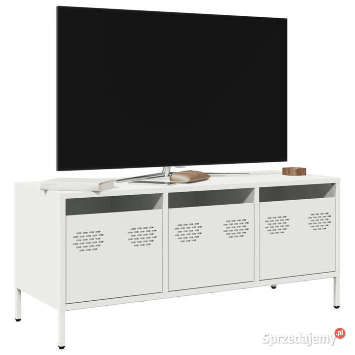 Szafka RTV biała 1015x39x435 stal walcowana na mazowieckie