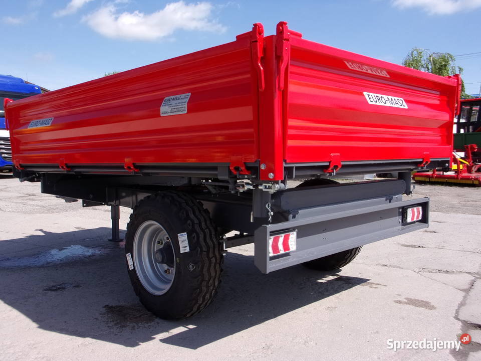 Przyczepa rolnicza EUROMASZ 3tony dostępna w Opoczno
