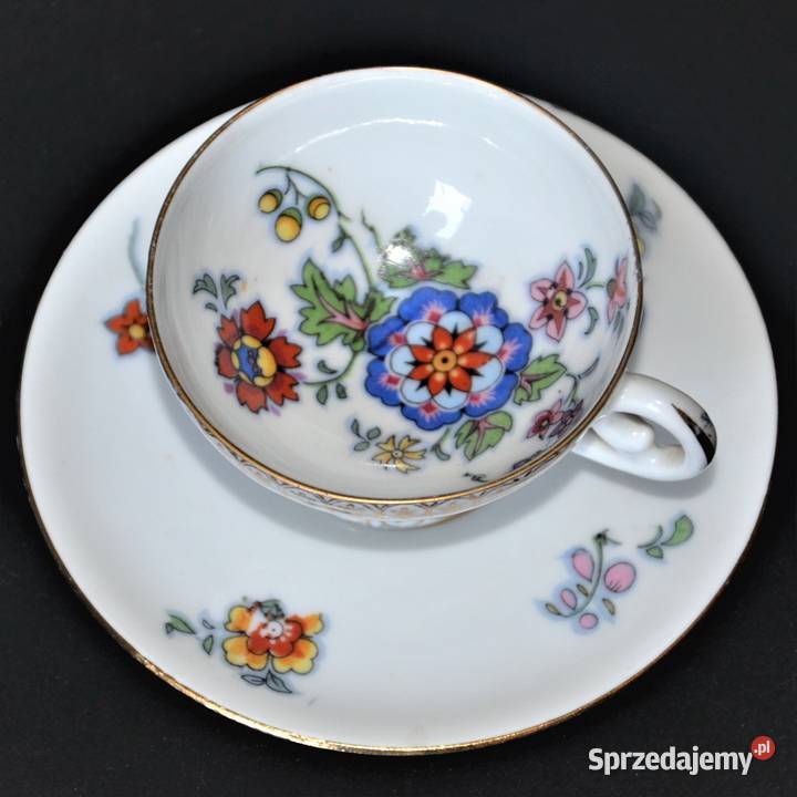 Filiżanka mokka Suhl Erdmann Schlegelmilch 1891r Warszawa