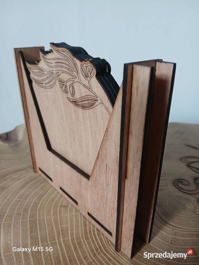 Podkładki pod kubki komplet 4 sztuki z kasetką Skawina sprzedam