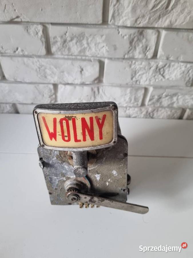 Zabytkowy taksometr HALDA oryginał vintage Pozostałe Solnica