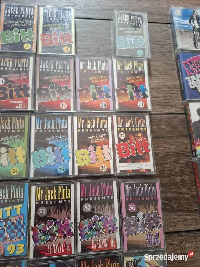 Kasety magnetofonowe lata 90 muzyka disco kaseta
