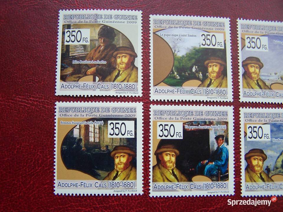 Gwinea 2009 MNH Sztuka Malarstwo A F Cals Tychy