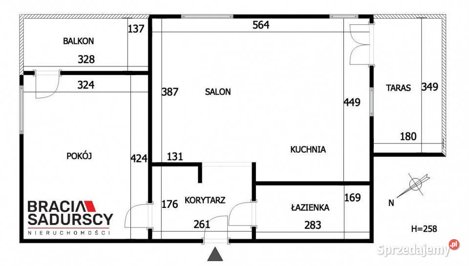 Mieszkanie do sprzedania 485m2 2 pokoje Kraków Sprzedaż
