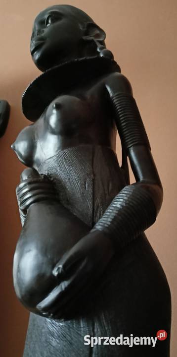 Rzeźba kobieta murzynka heban Rzeszów