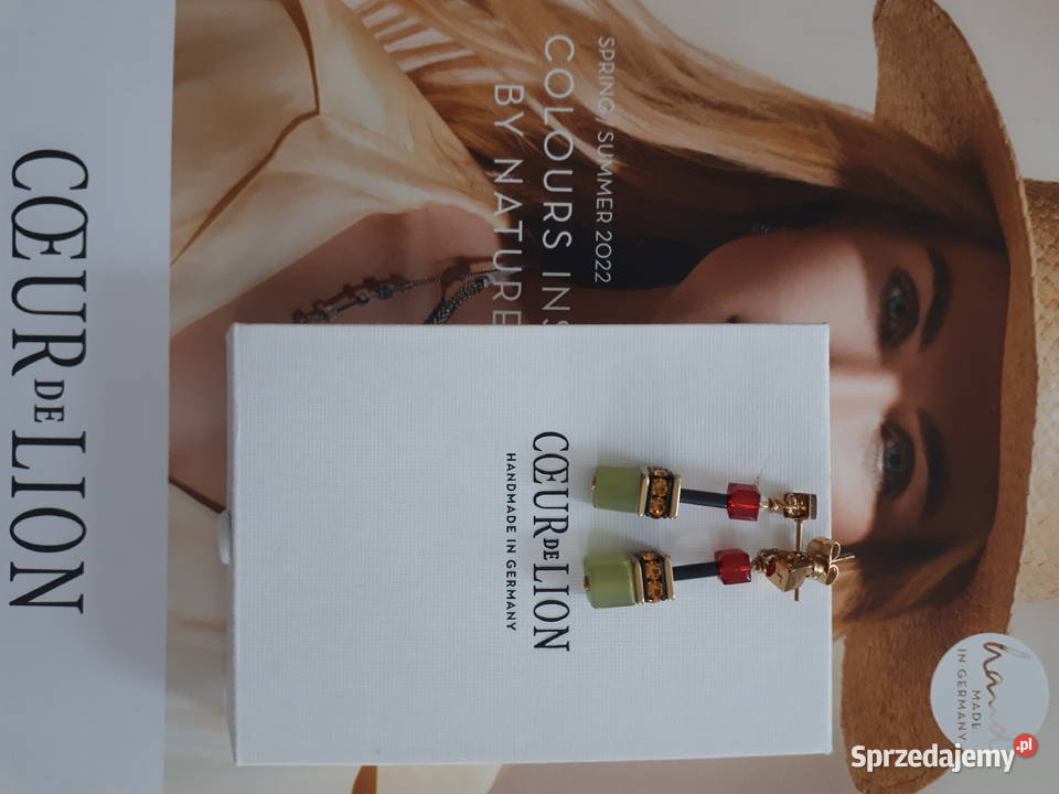 Promo nowe kolczyki niemieckie hand made Coeur śląskie Gliwice sprzedam