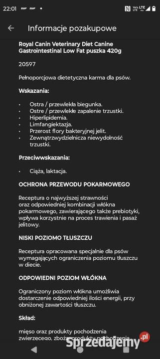Karma Royal Canin Veterinary Diet Gdańsk