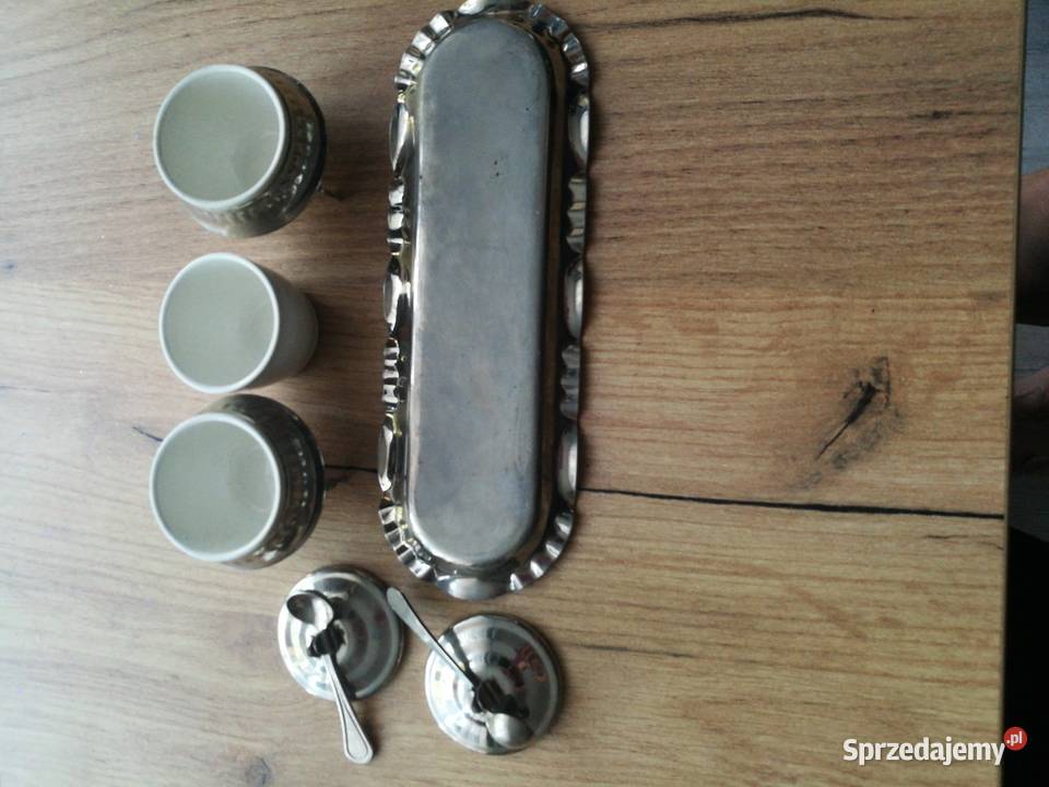 Zestaw do musztardy sosu mini prl Choszczno sprzedam