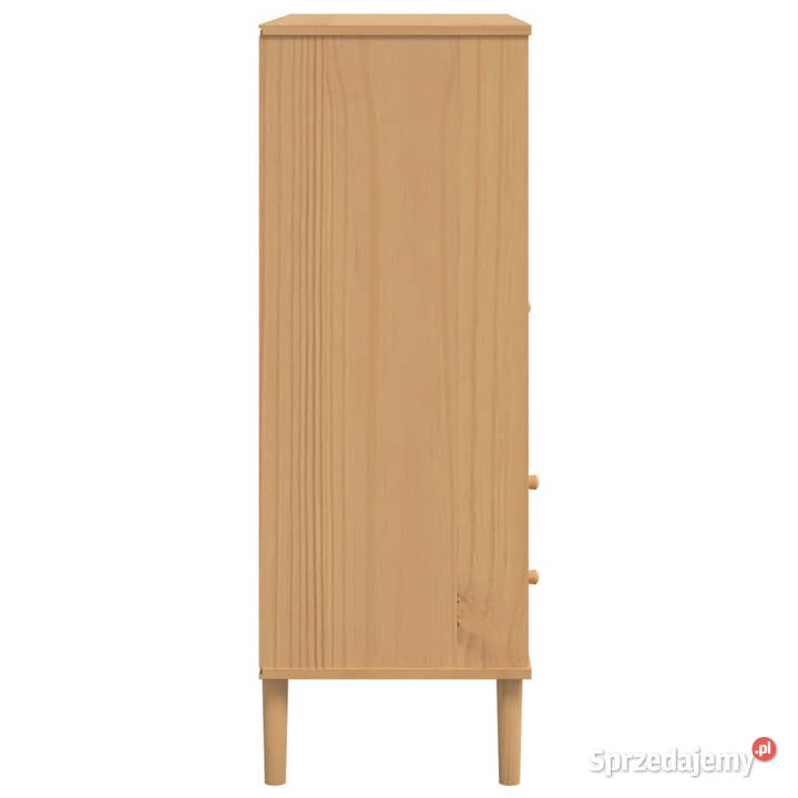 Szafka SENJA imitacja rattanu brązowa 90x40x112 Warszawa
