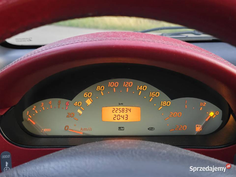 Sprawna Klima Mercedes A168 16 benzyna Czerwone Mińsk Mazowiecki