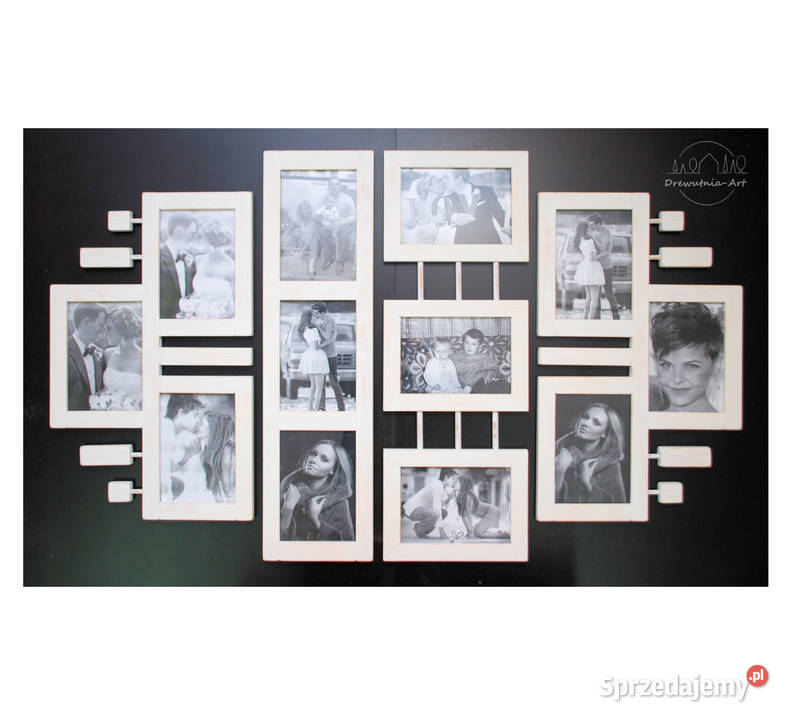 Galeria Multirama z drewna Ramka na zdjęcia Foto Bytom