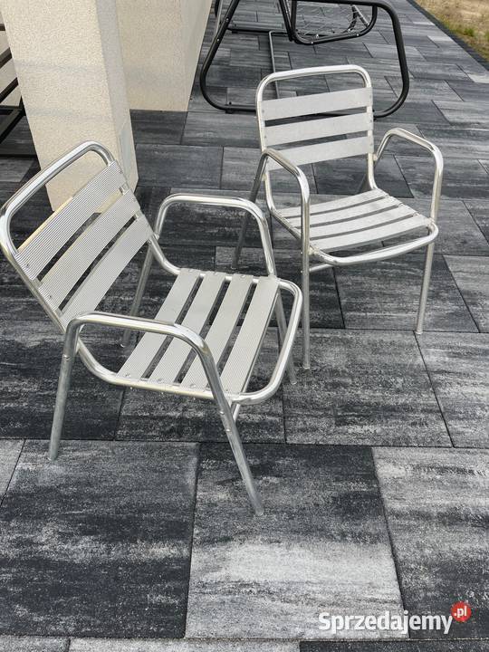 Krzesła ogrodowe aluminiowe 2sztuki Opole