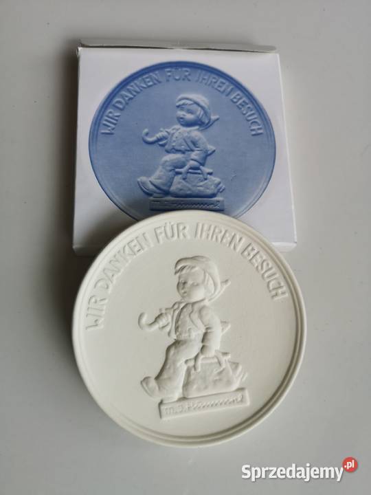 Plakietka medalion porcelanowy Goebel vintage Toruń